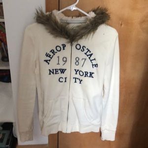 Aeropostale sweater - cream color